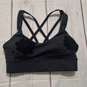 3 FOR 12 SALE Zyia Active Light N Tight Strappy Sports Bra Size XS Velvet Floral